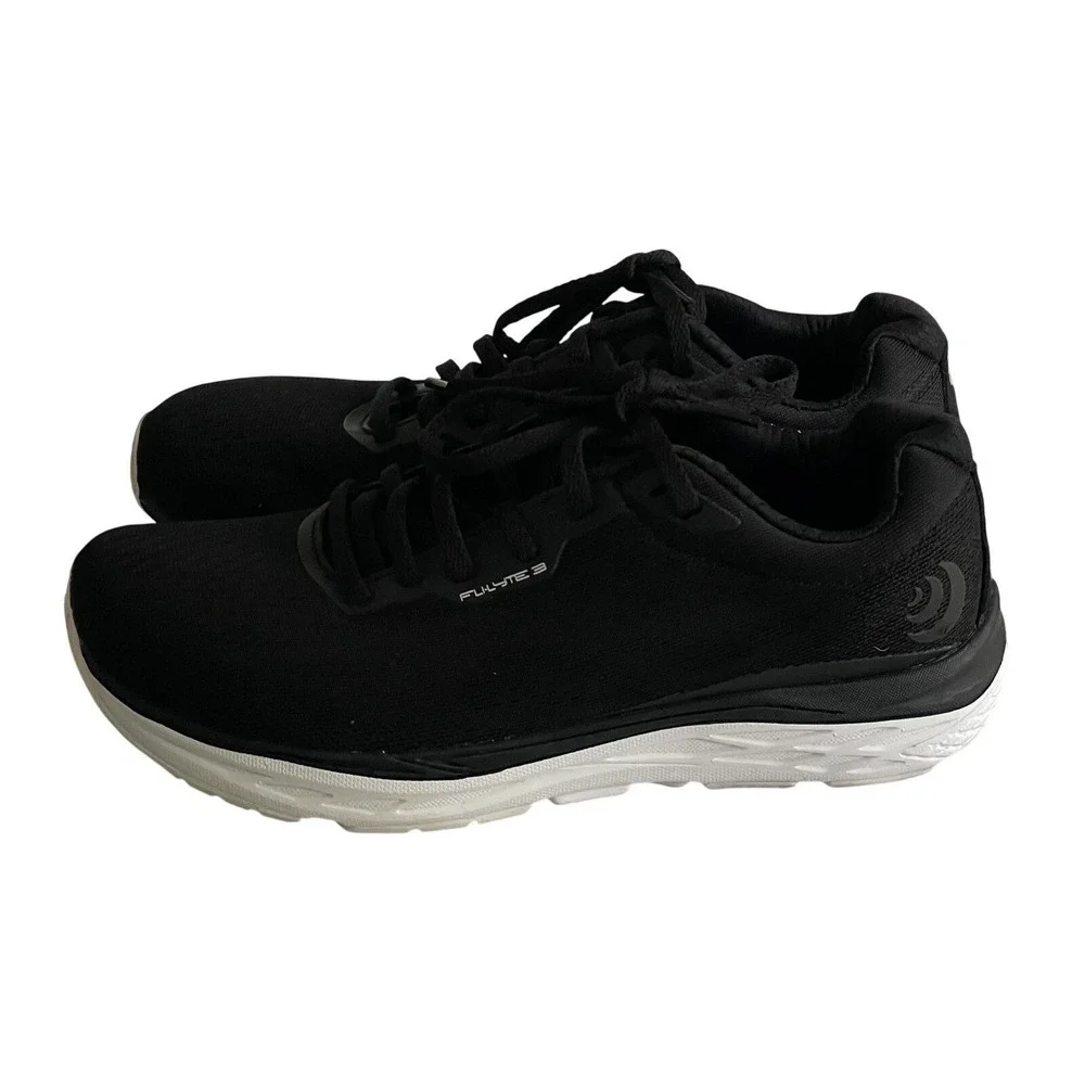 Topo Fli-Lyte 3 Black White Running Walking Shoes Women's 6